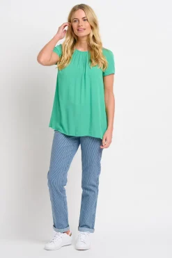 Brakeburn Alena Blouse Green Sale