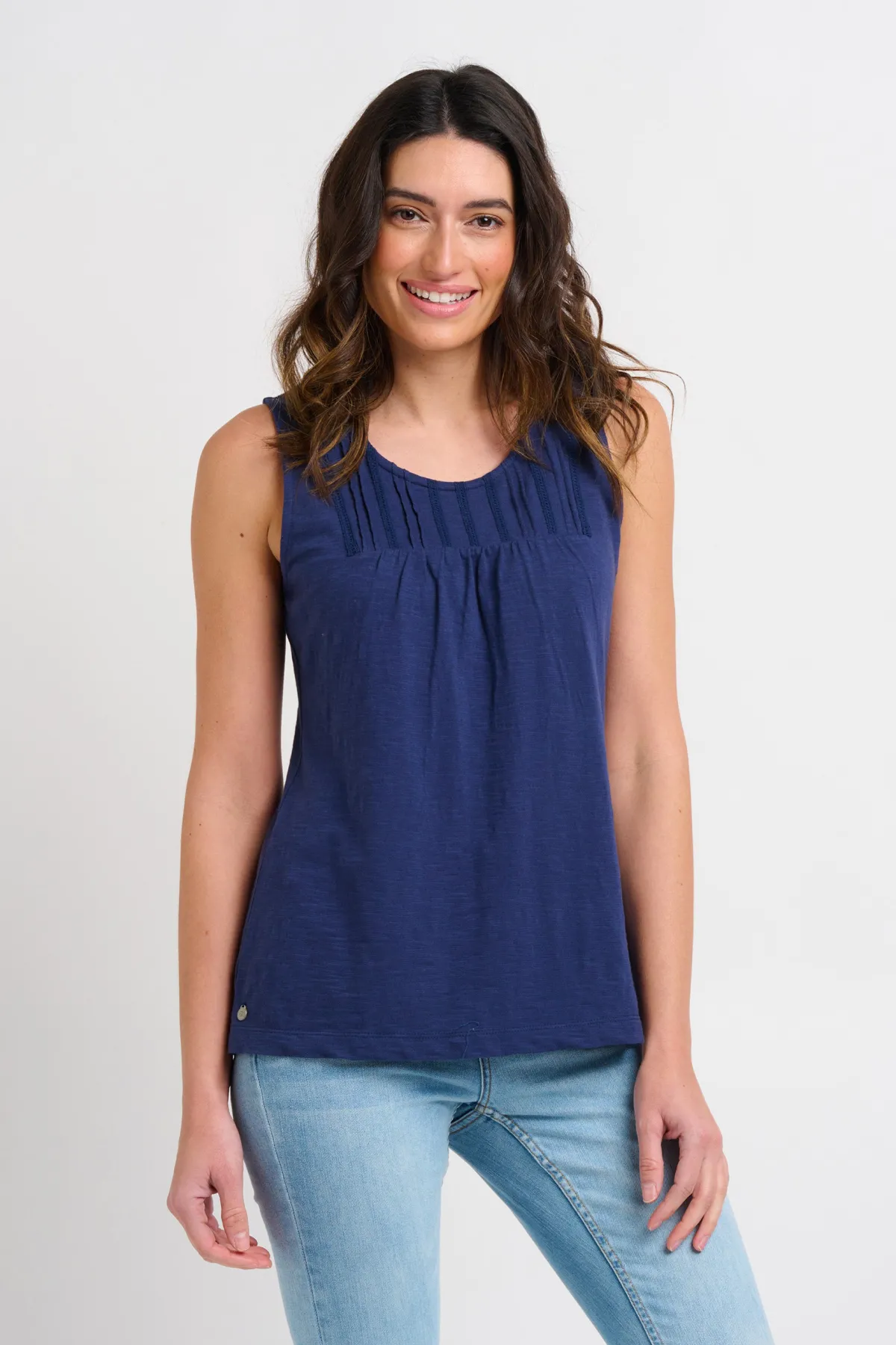 Brakeburn Alice Vest Navy Store