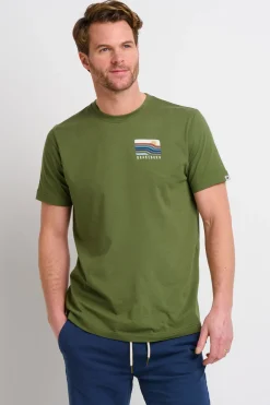 Brakeburn Astroglide Tee Green Outlet