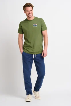 Brakeburn Astroglide Tee Green Outlet