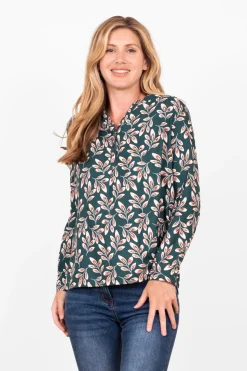 Brakeburn Autumn Breeze Blouse Green Cheap