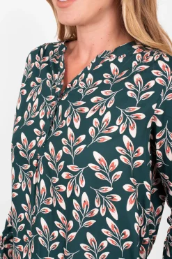 Brakeburn Autumn Breeze Blouse Green Cheap