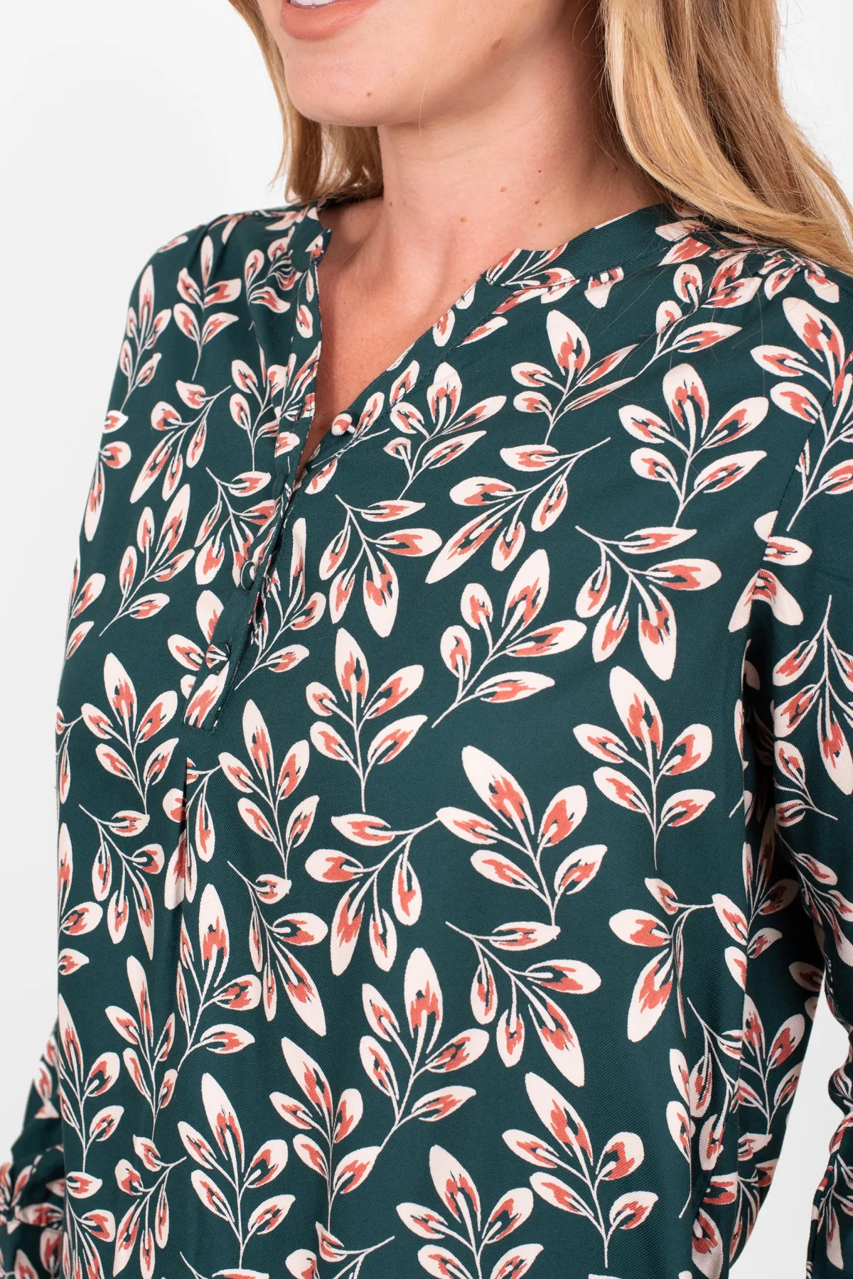 Brakeburn Autumn Breeze Blouse Green Cheap