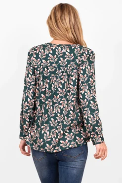 Brakeburn Autumn Breeze Blouse Green Cheap