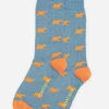 Brakeburn Bear Sock Blue Outlet