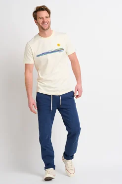 Brakeburn Bike Landscape Tee Cream New