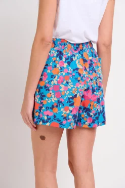 Brakeburn Bloom Floral Shorts Blue Shop