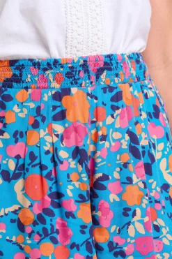 Brakeburn Bloom Floral Shorts Blue Shop