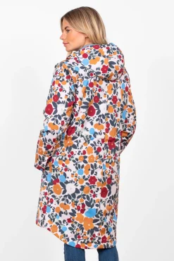 Brakeburn Bloom Waterproof Jacket Blue Shop