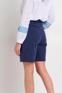Brakeburn Blue Paperbag Shorts Navy Discount
