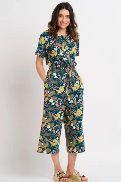 Brakeburn Botanical Jungle Jumpsuit Green Store