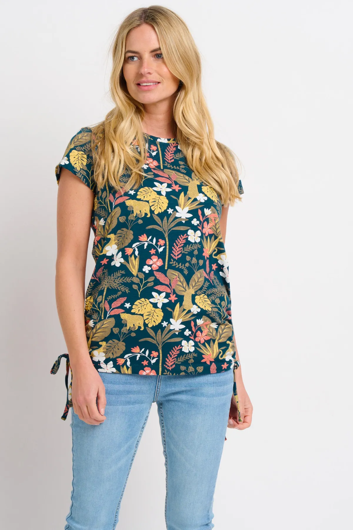 Brakeburn Botanical Jungle Tee Green Online
