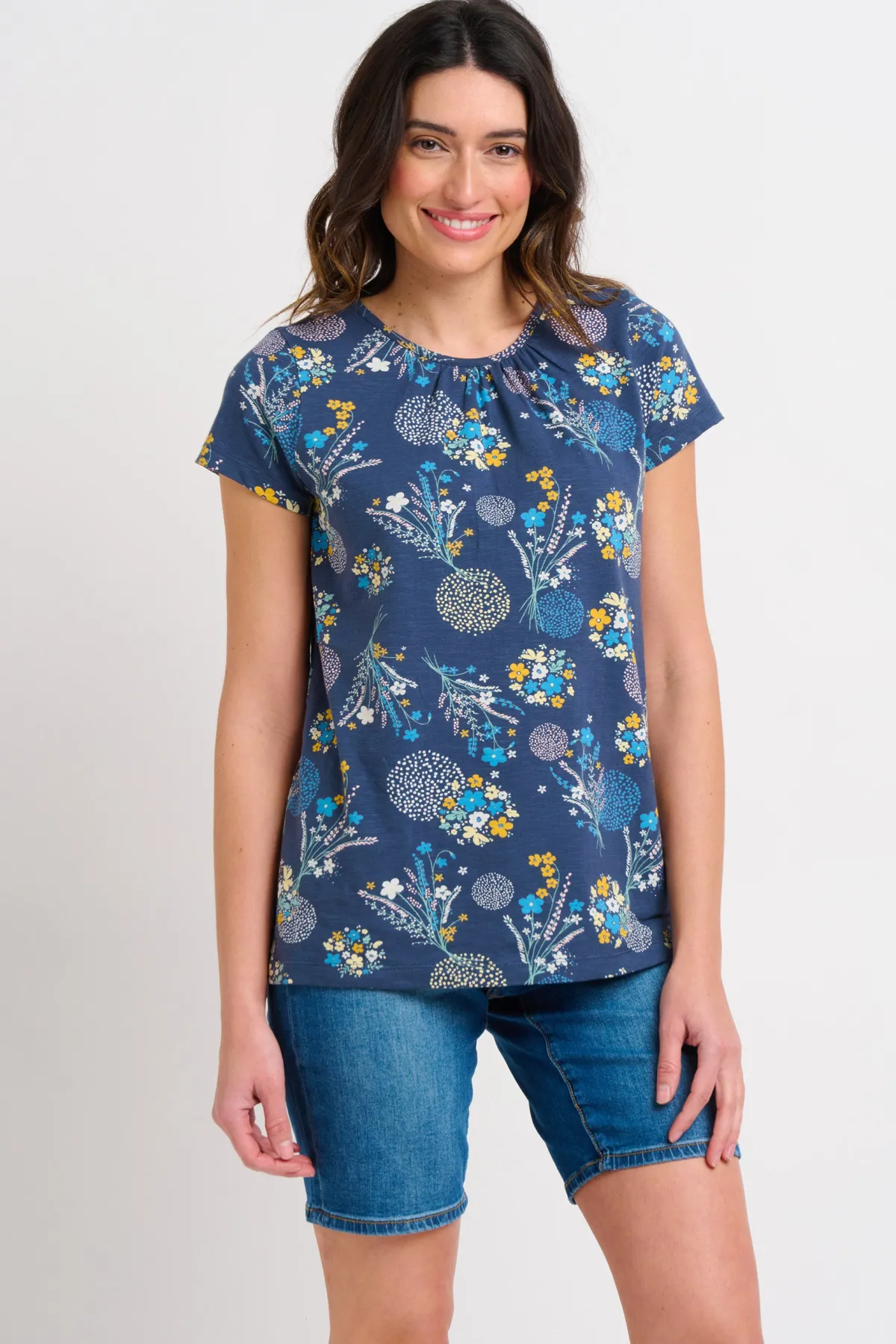 Brakeburn Bursting Blooms Tee Multicoloured Shop