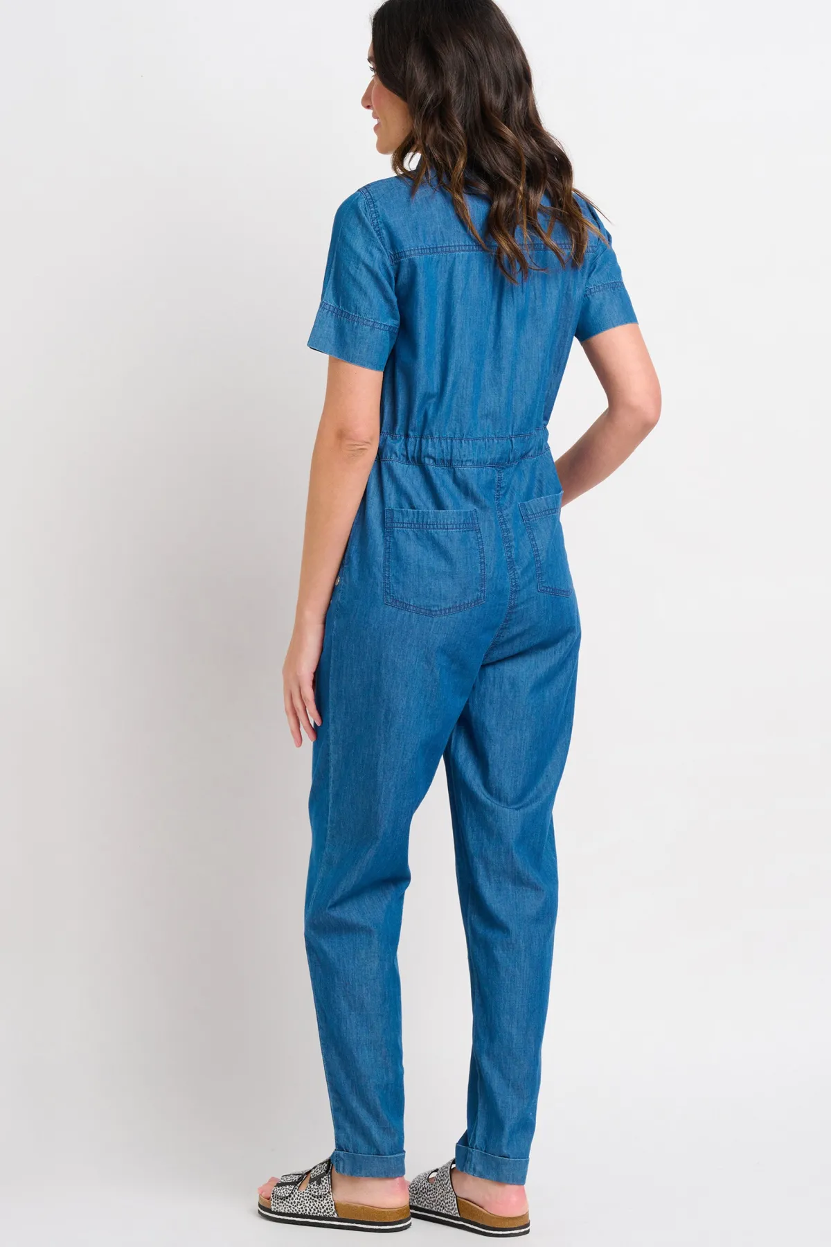Brakeburn Charlie Jumpsuit Coral Clearance