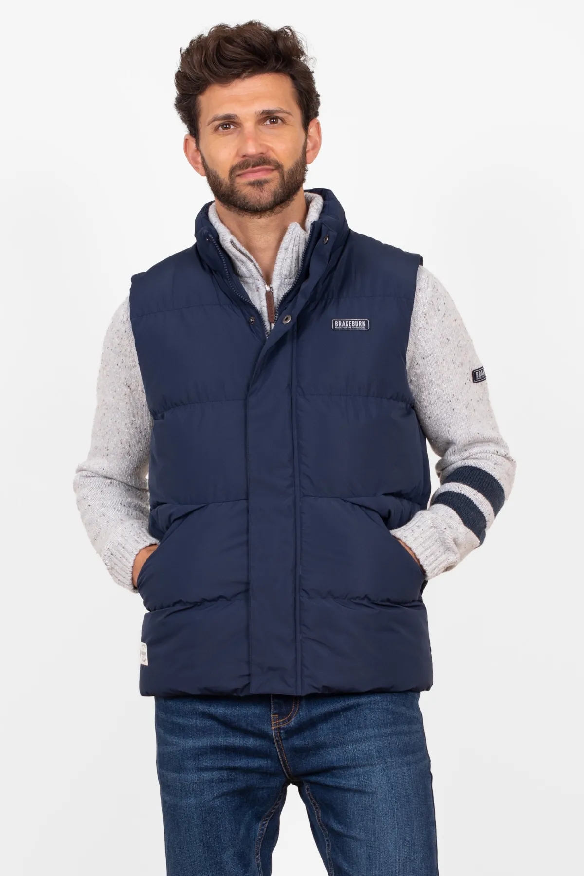 Brakeburn Classic Gilet Navy Cheap