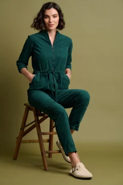 Brakeburn Cleo Cord Jumpsuit Green Best