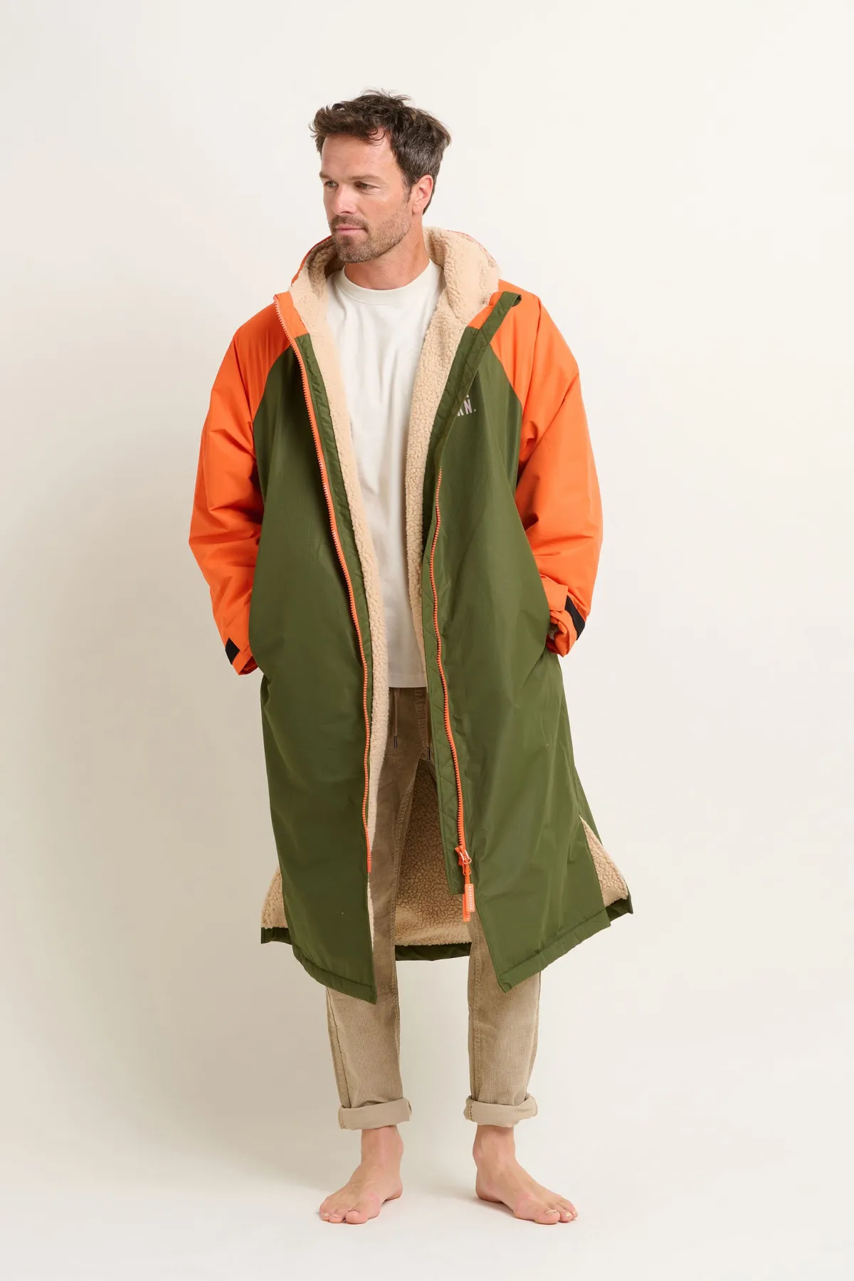 Brakeburn Colour Block Chinook Changing Robe Cream Hot