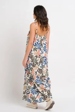 Brakeburn Coral Maxi Dress Blue Online