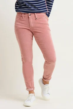 Brakeburn Cord 5 Pocket Trousers Pink Best Sale