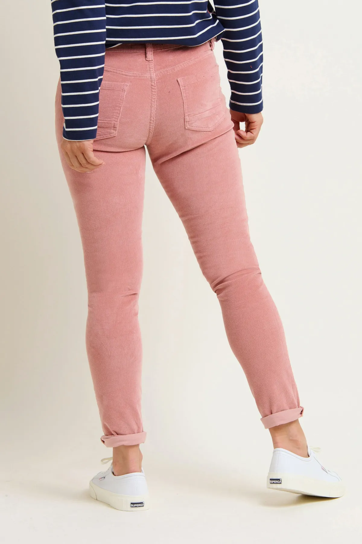 Brakeburn Cord 5 Pocket Trousers Pink Best Sale