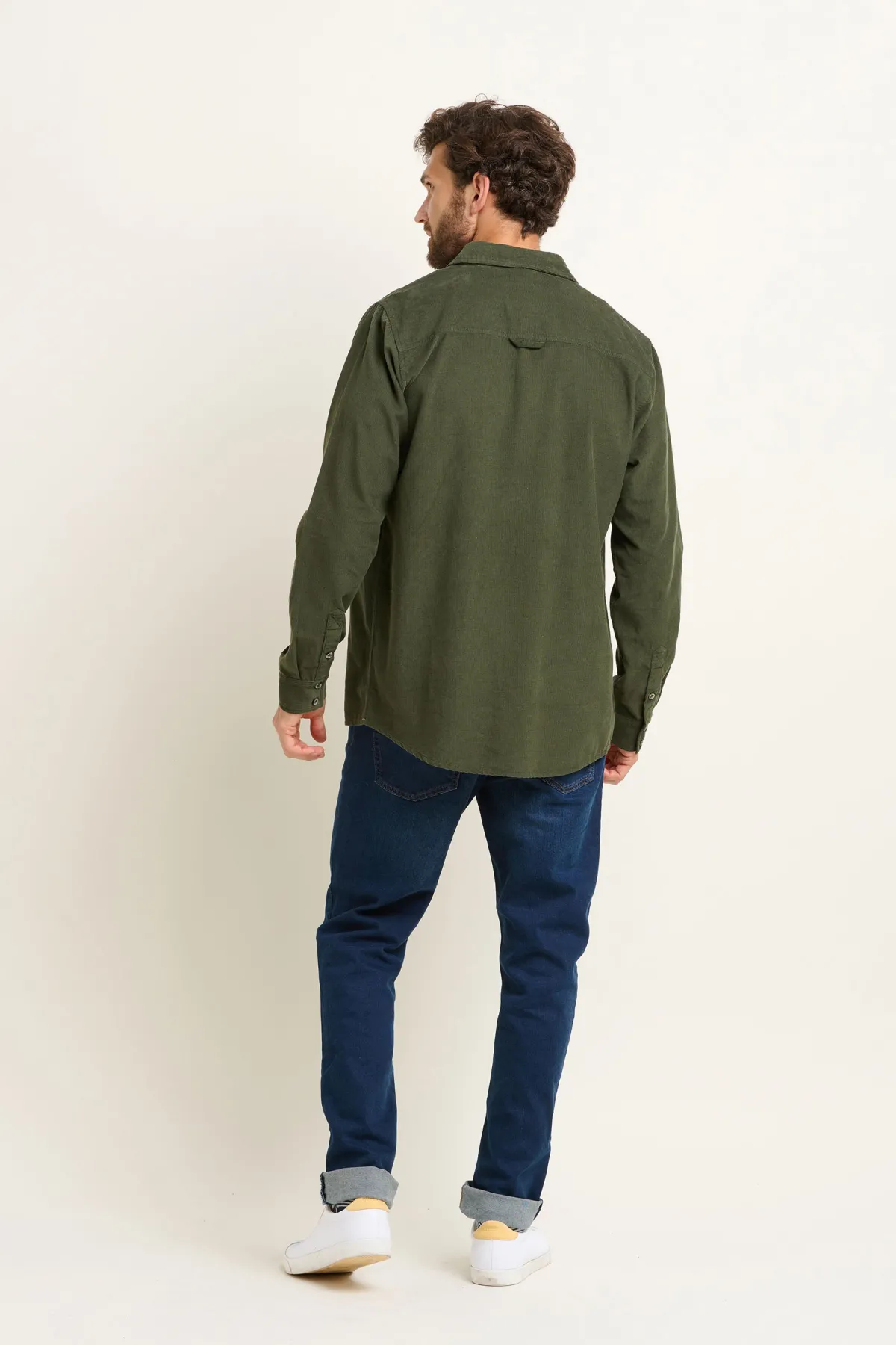 Brakeburn Corduroy Shirt Khaki Outlet
