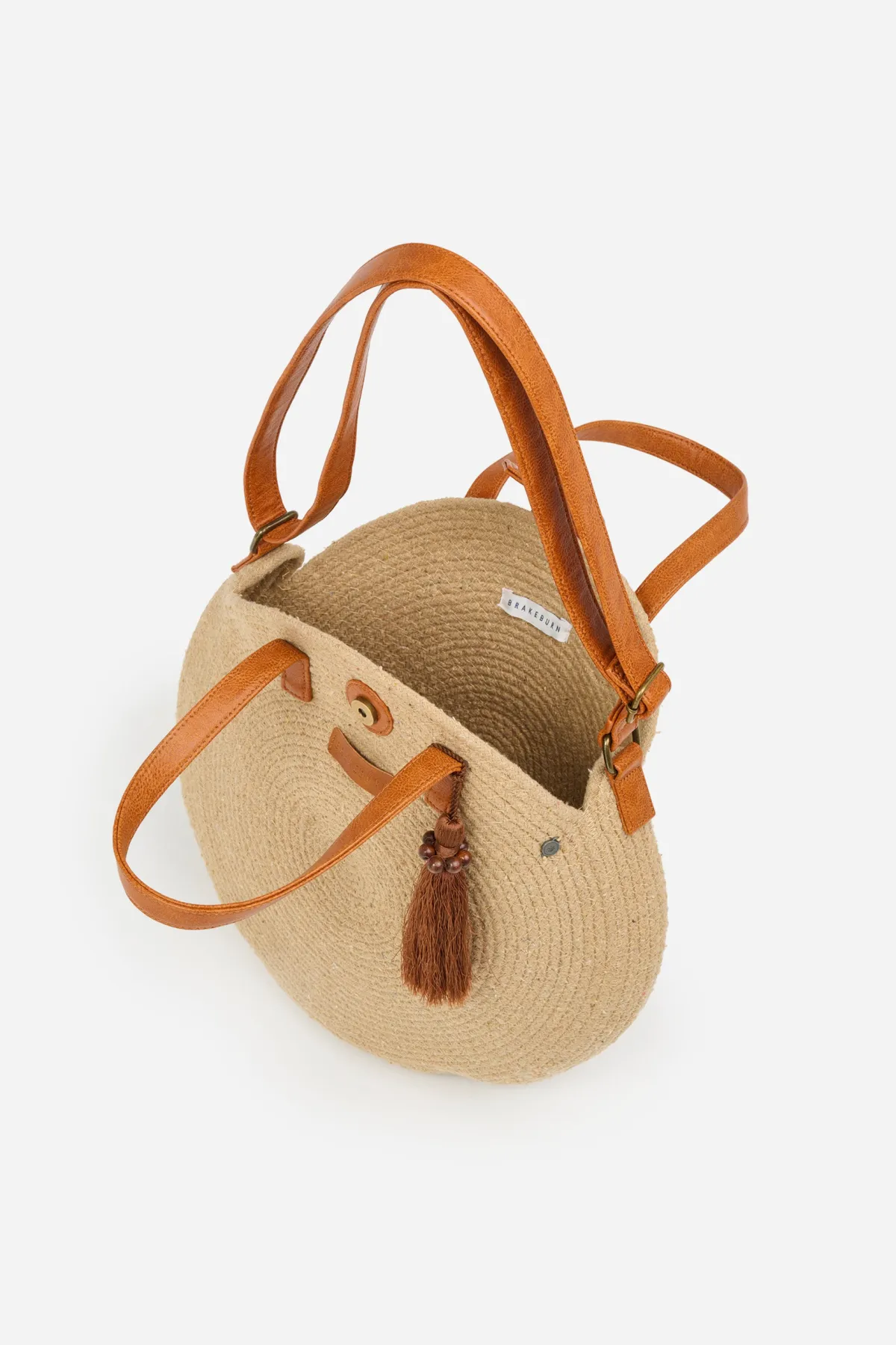 Brakeburn Cotton Cord Circular Bag Beige Cheap