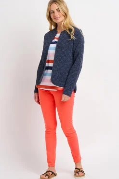 Brakeburn Cotton Quilted Liner Jacket Navy Sale