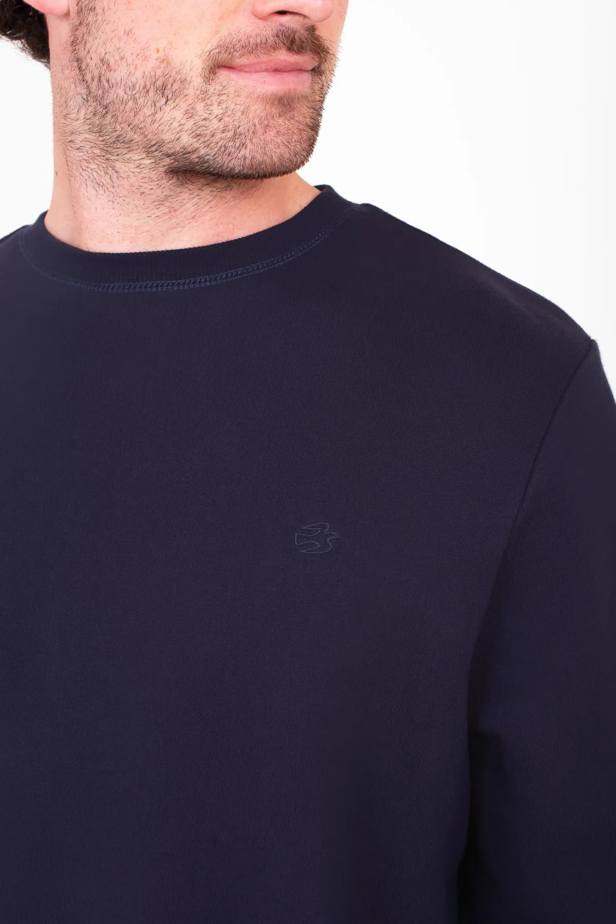 Brakeburn Crew Neck Sweat Navy Best Sale