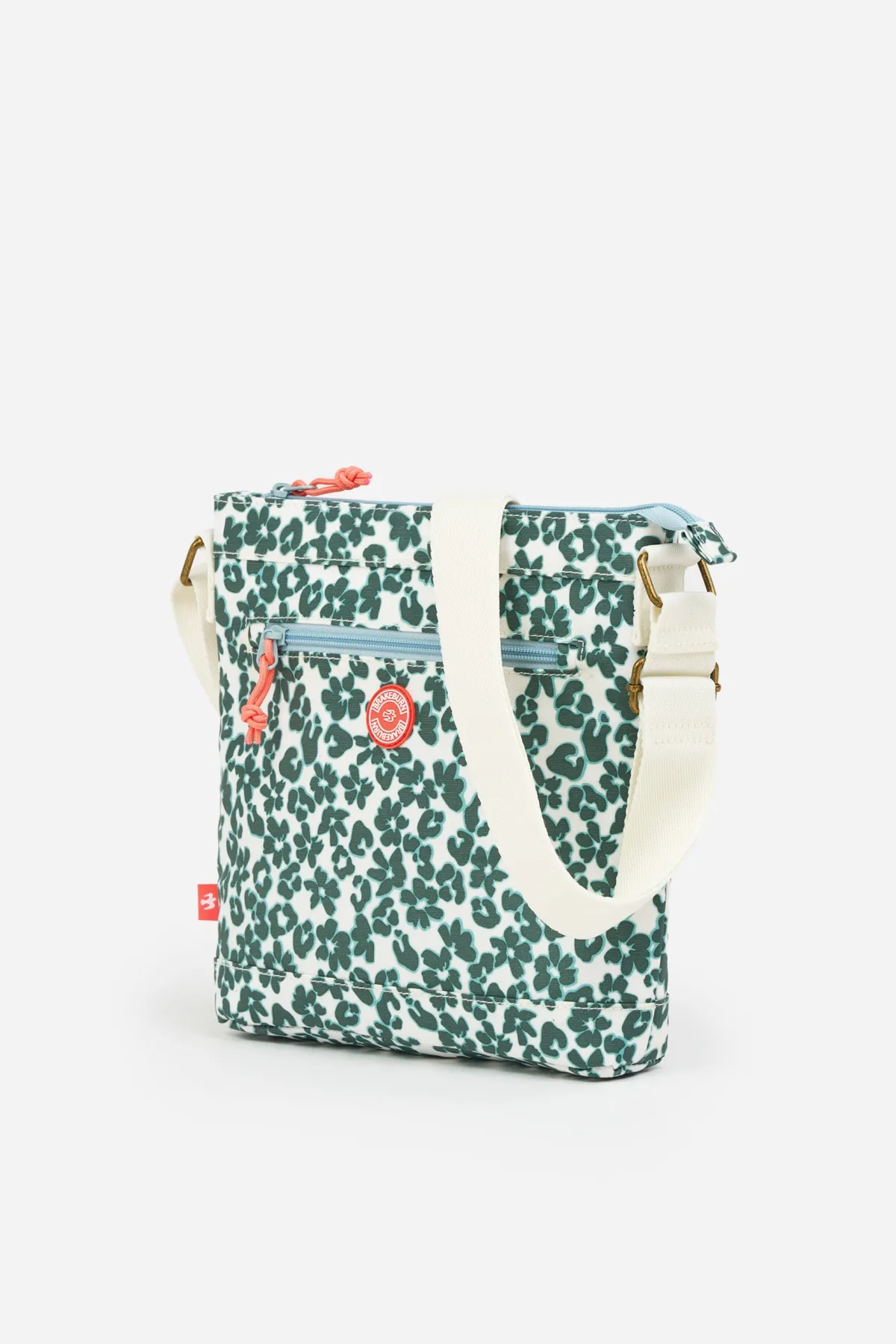 Brakeburn Cross Body Leopard Floral Bag Khaki Fashion