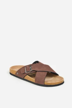 Brakeburn Cross Over Sandal Brown Outlet