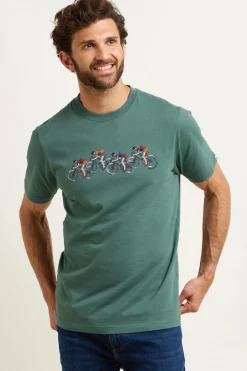 Brakeburn Cyclist Tee Green Fashion