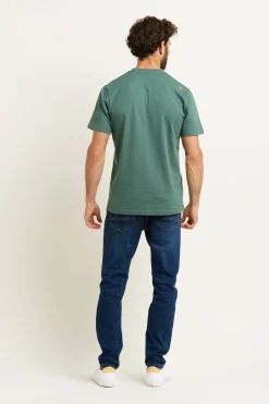 Brakeburn Cyclist Tee Green Fashion