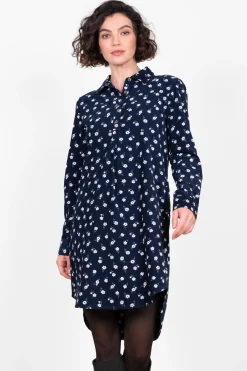 Brakeburn Daisy Cord Dress Navy Best Sale