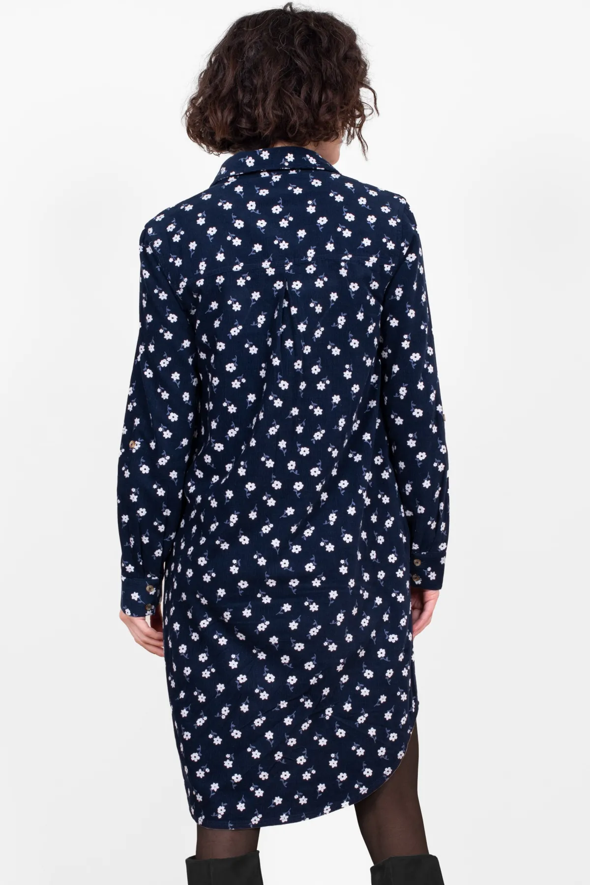 Brakeburn Daisy Cord Dress Navy Best Sale