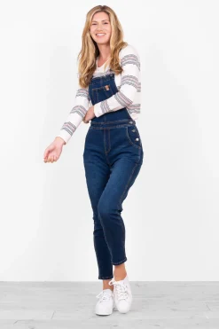 Brakeburn Denim Dungarees Navy Store
