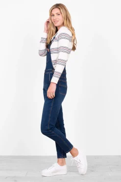 Brakeburn Denim Dungarees Navy Store