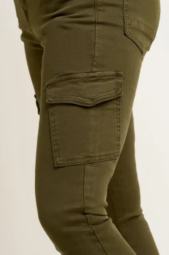 Brakeburn Dianthus Cargo Trousers Khaki Cheap