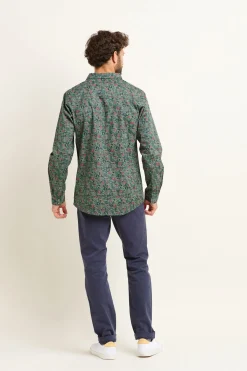 Brakeburn Ditsy Shirt Green Shop