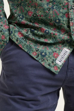 Brakeburn Ditsy Shirt Green Shop