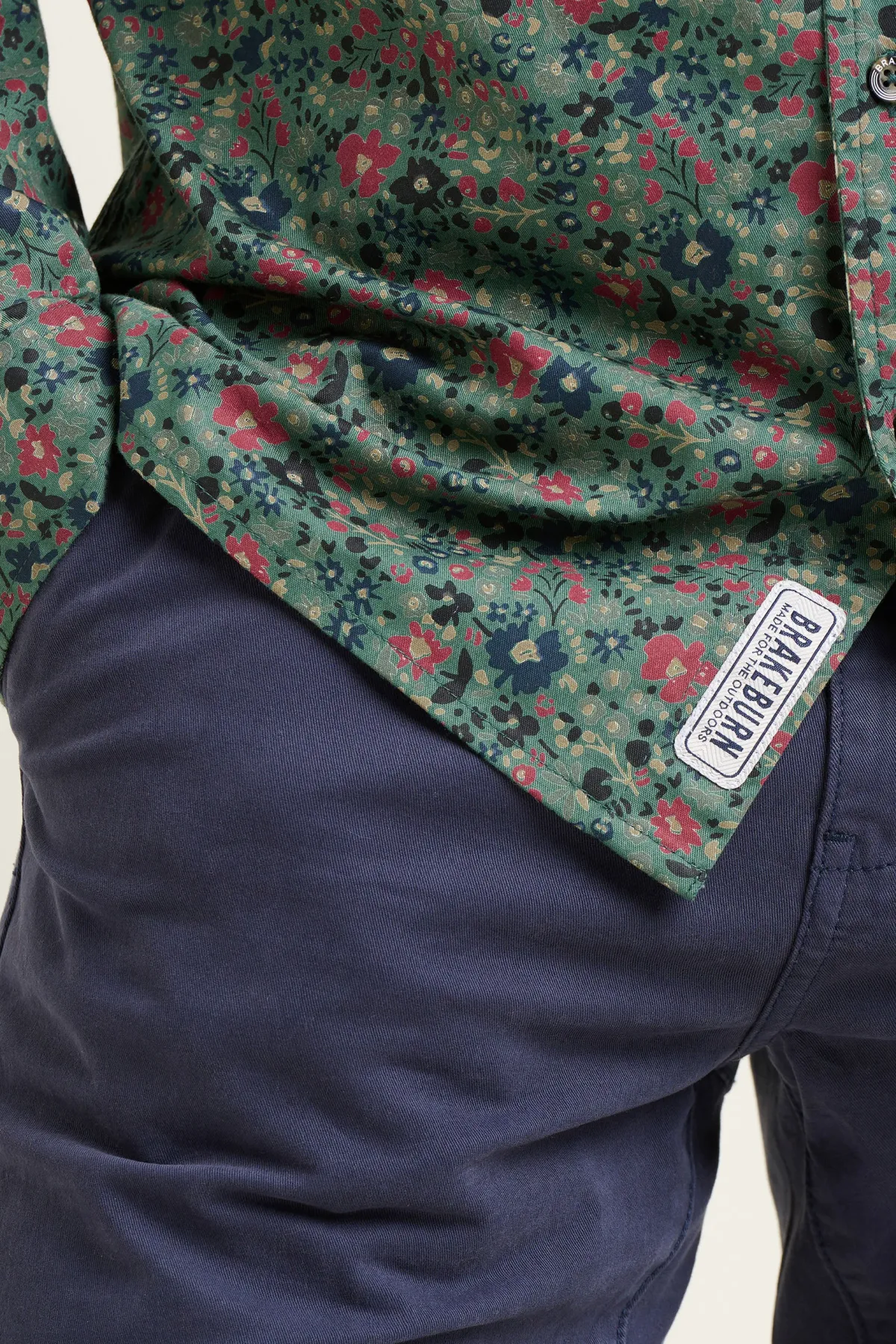 Brakeburn Ditsy Shirt Green Shop
