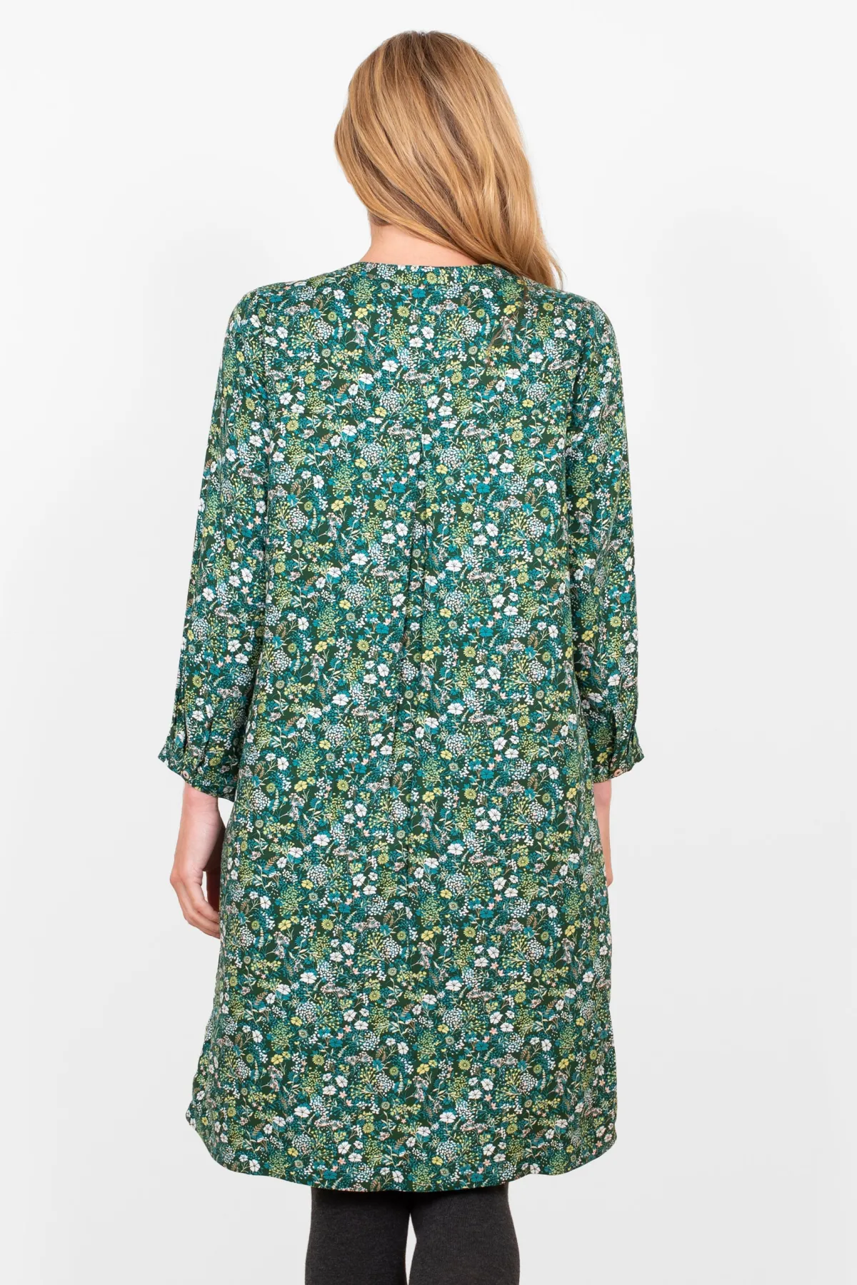 Brakeburn Ditsy Shirt Dress Green Best Sale