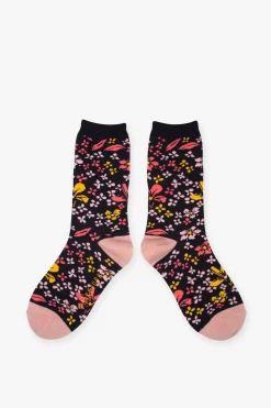 Brakeburn Ditsy Socks Black Online