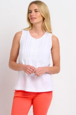 Brakeburn Effie Vest White Best