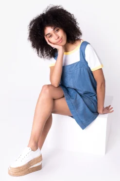 Brakeburn Eliana Dress Blue Cheap