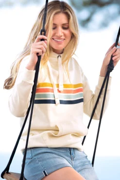 Brakeburn Elise Stripe Hoodie Multicoloured Hot