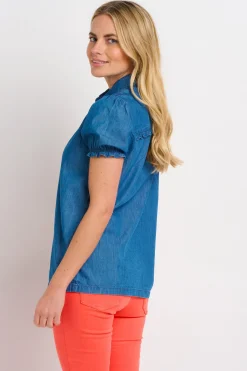 Brakeburn Ember Blouse Blue Sale