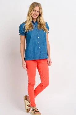 Brakeburn Ember Blouse Blue Discount