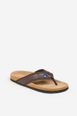 Brakeburn Flip Flops Brown New