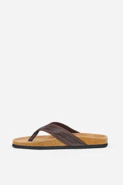 Brakeburn Flip Flops Brown New
