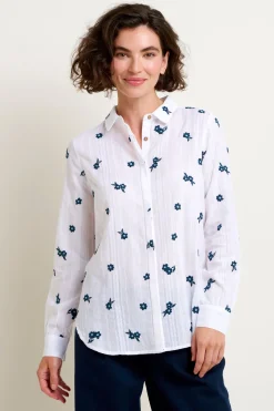 Brakeburn Flora Shirt Navy Store